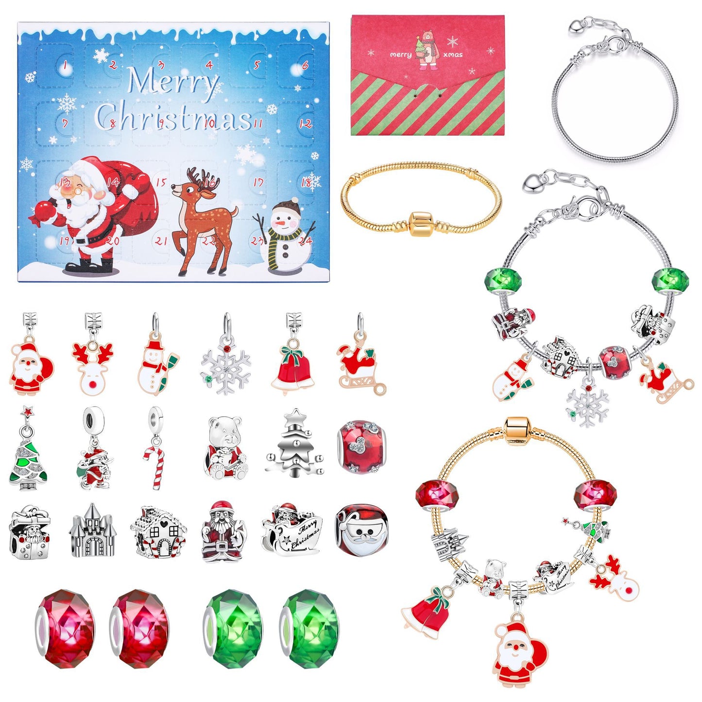 Children's Blind Box Suit Christmas Snowflake Old Bracelets