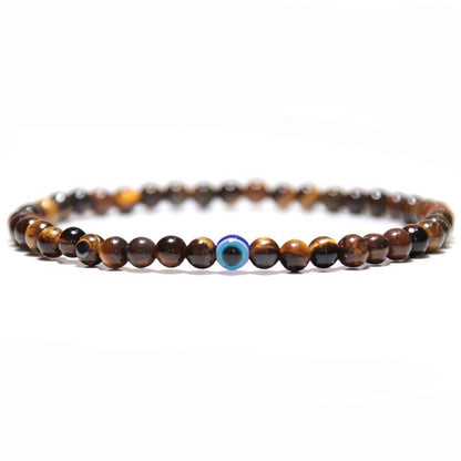 Men's Fashion Natural Stone Beads Eye Versatile Personality Bracelets