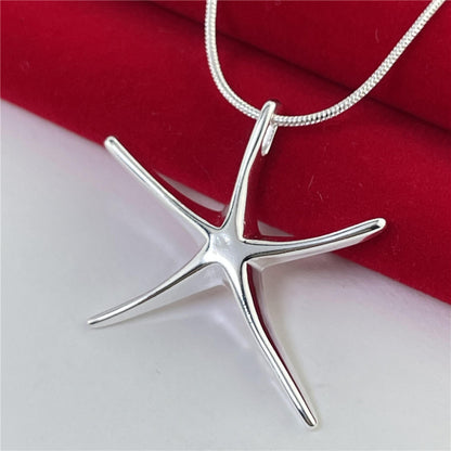 Sier Jewelry Beautiful Big Starfish Classic Pendants