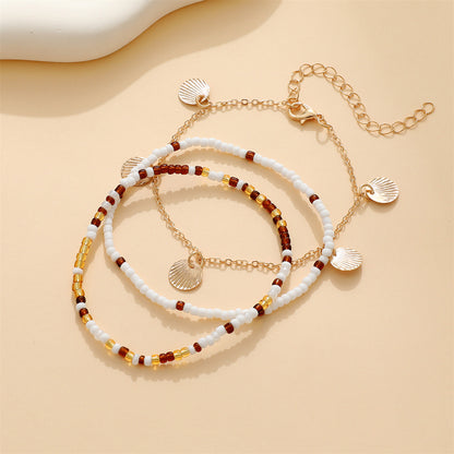 Women's Style Colorful Beads Small Numerous Layered Bracelets