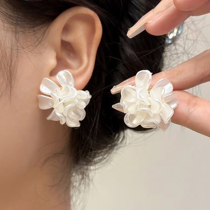 Simple Super Fairy Sweet Flowers Personality Earrings