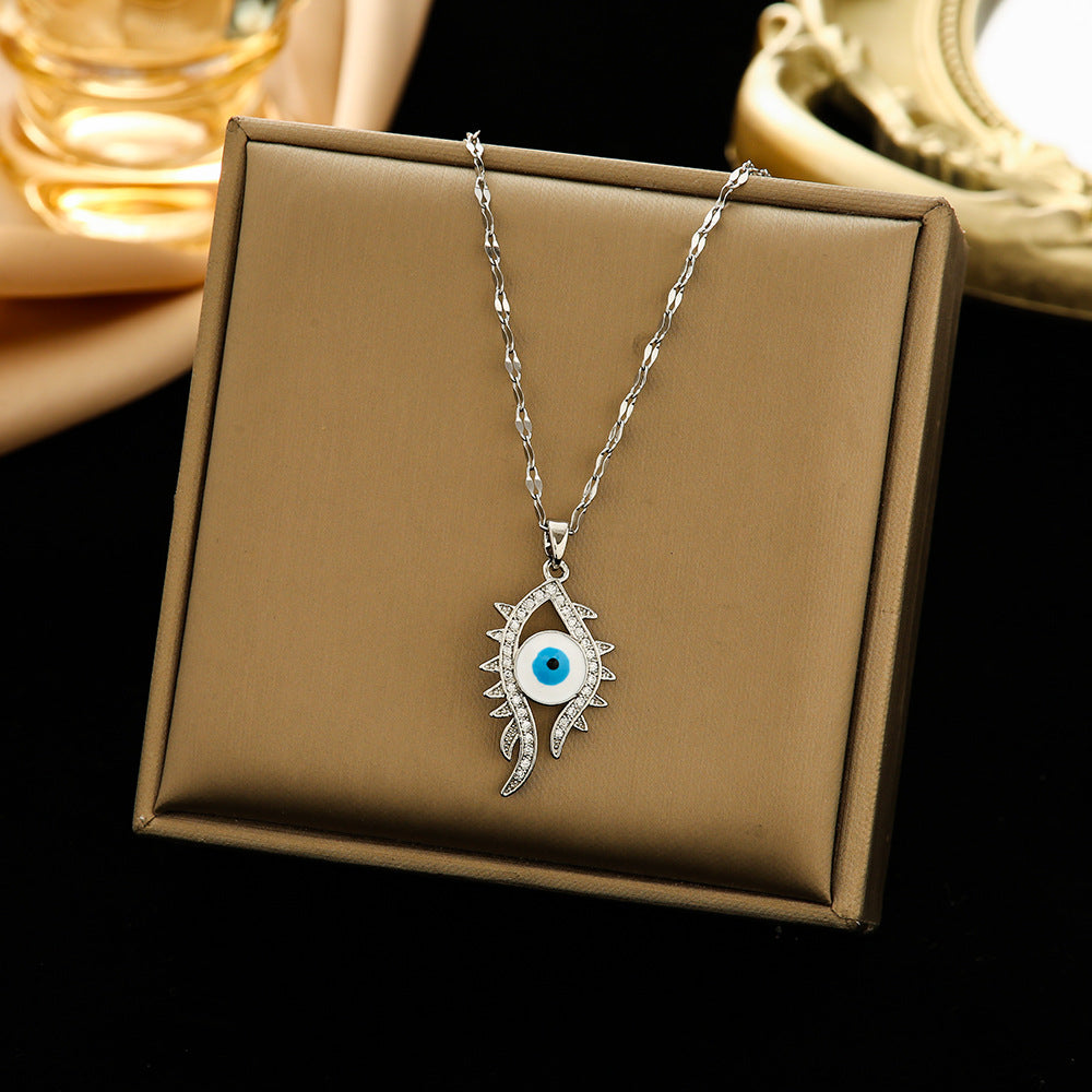 Women's Steel Ornament Design High-grade Light Luxury Necklaces