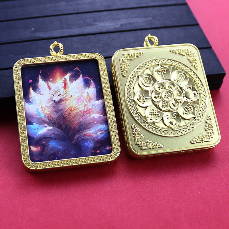 Ethnic Style Golden Fox Previous Life Pendants