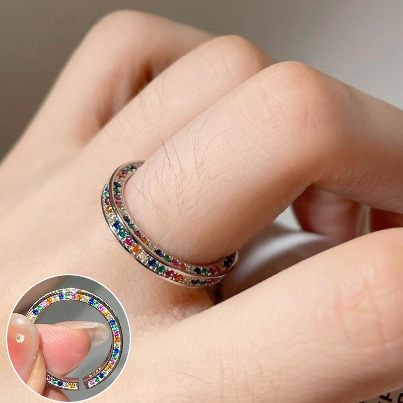 Offer Open Female Retro Fashion Twin Rings
