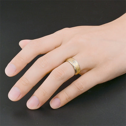 Titanium Steel Couple Fashion Hand Accessories Rings