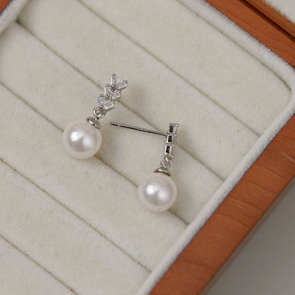 Wheat Niche Design Quality Pearl Classic Earrings