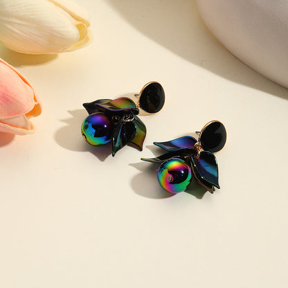 Women's Slouchy Attractive Fashion Resin Handmade Earrings