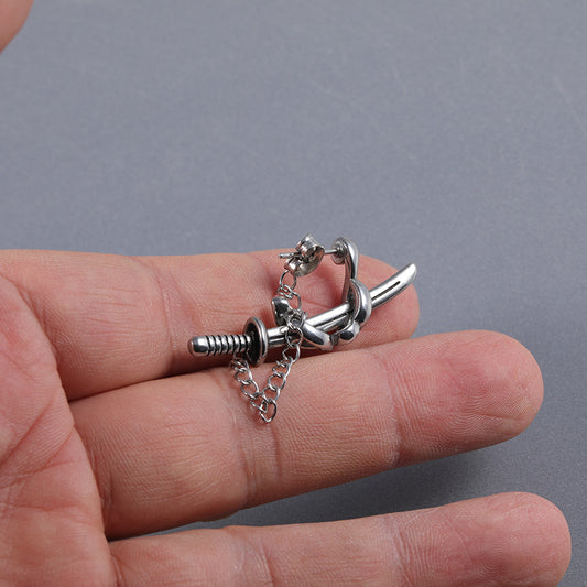 Men's Hip Hop Street For Couple Trendy Earrings