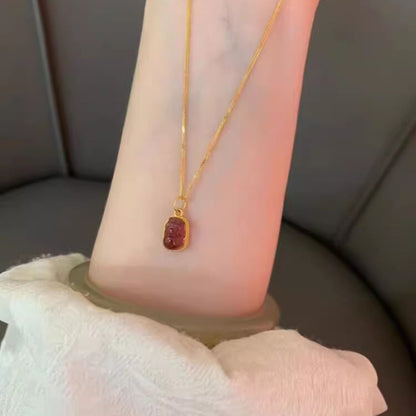 Jade Affordable Luxury Fashion Trendy Clavicle Necklaces