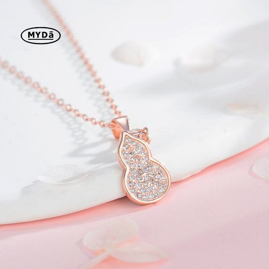 Women's Gourd Rose Gold Plated High-grade Clavicle Necklaces