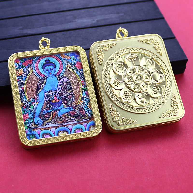 Fifth Master Small Yellow God Wealth Pendants