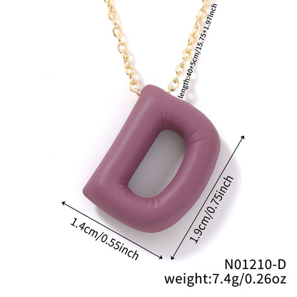 Comfortable Fashionable Personalized Trendy Simple Letter Necklaces