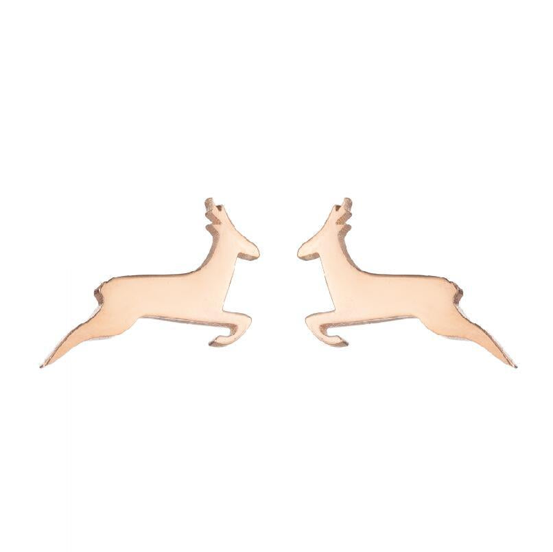 Women's Minority Fashion Stainless Steel Cute Squirrel Earrings