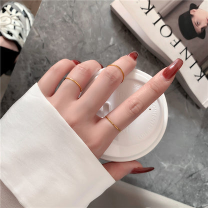 Female Fashion Personality Twin Index Finger Rings