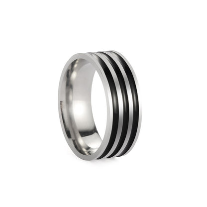 Men's Steel Niche Electroplating Domineering Wind Stainless Rings