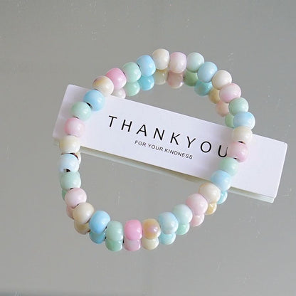 Artistic Idyllic Sweet Gradient Color Beaded Bracelets