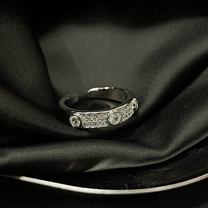 High-grade Cold Style French Full Diamond Rings