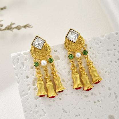 Women's Palace Style Niche High-grade Vintage Ornament Earrings