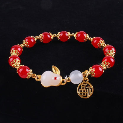 Hare Summer Lucky Beads Imitation Bunny Valentine's Bracelets