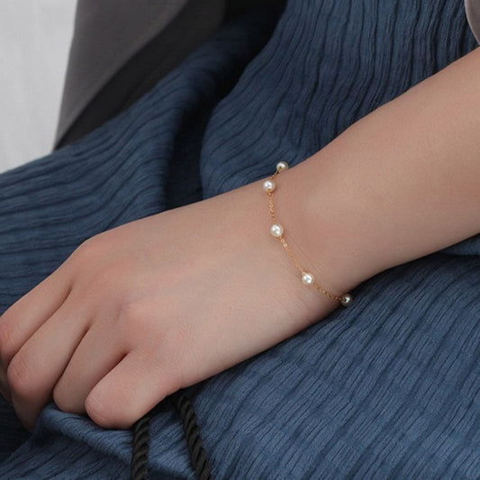 Ornament Elegant Fashionable Temperamental Simple Pearl Bracelets