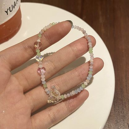 Style Ancient Bamboo Beaded Butterfly Female Design Bracelets