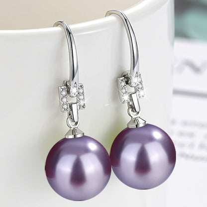 Women's Demon Purple Pink Yellow Black Shell Pearl Imitation White Rings