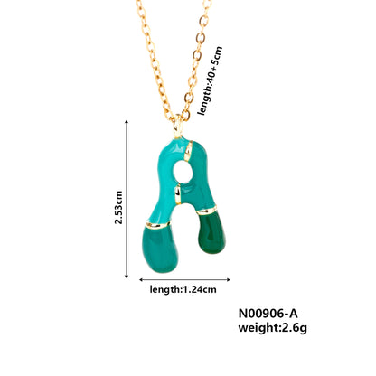 Elegant New English Letter Female Style Necklaces