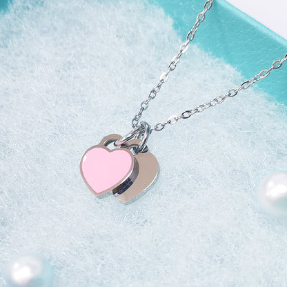 Women's Love Heart Clavicle Chain Heart-shaped Fashion Necklaces
