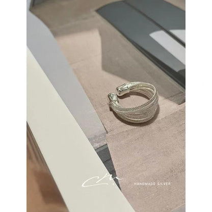 Super Many Lines Design High Sense Rings