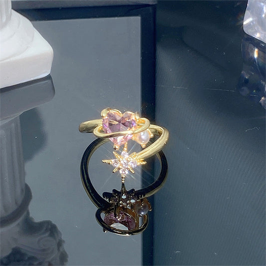 Niche Design Open Fashion Personalized Opening Adjustable Rings