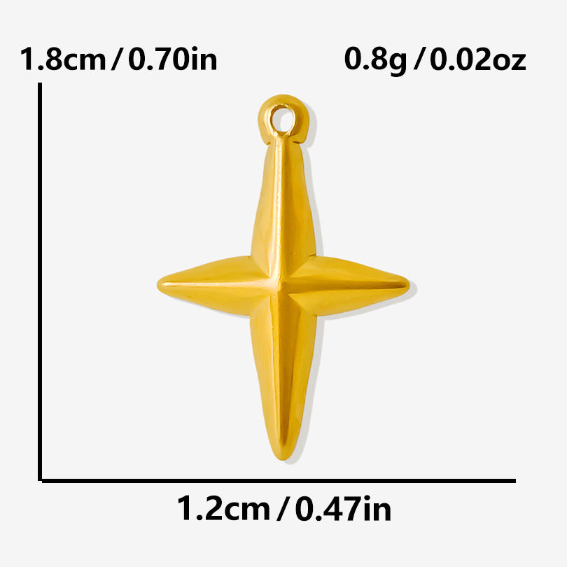 Steel Minimalist Star Handmade Jewelry Accessories Pendants