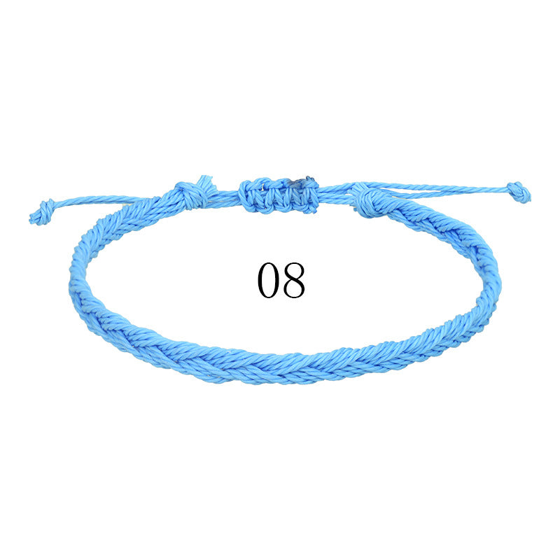 Waterproof Wax Line Woven Boho Surfing Bracelets