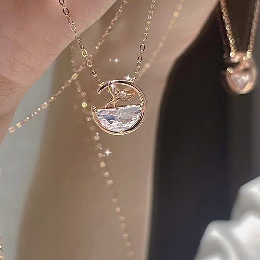 Drop Female Light Luxury Minority Design Necklaces