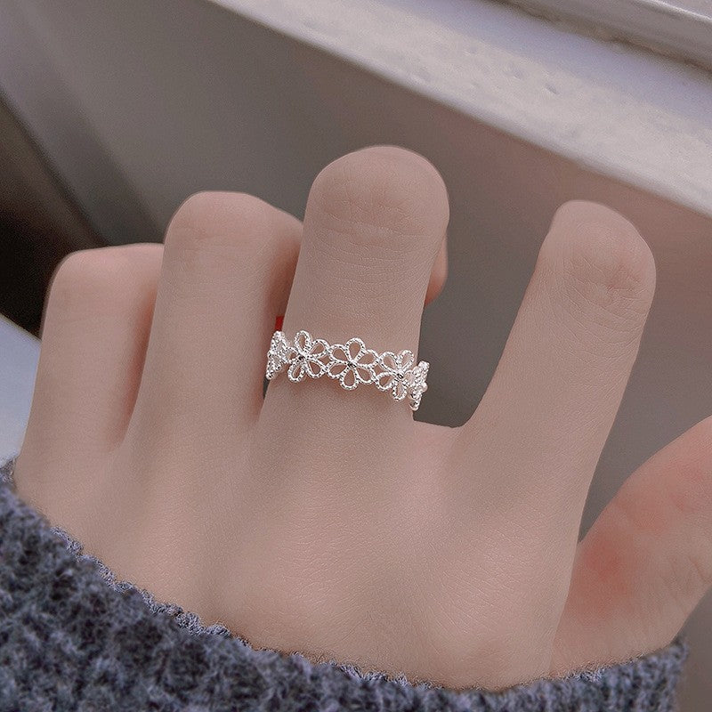 Offer Open Female Retro Fashion Twin Rings