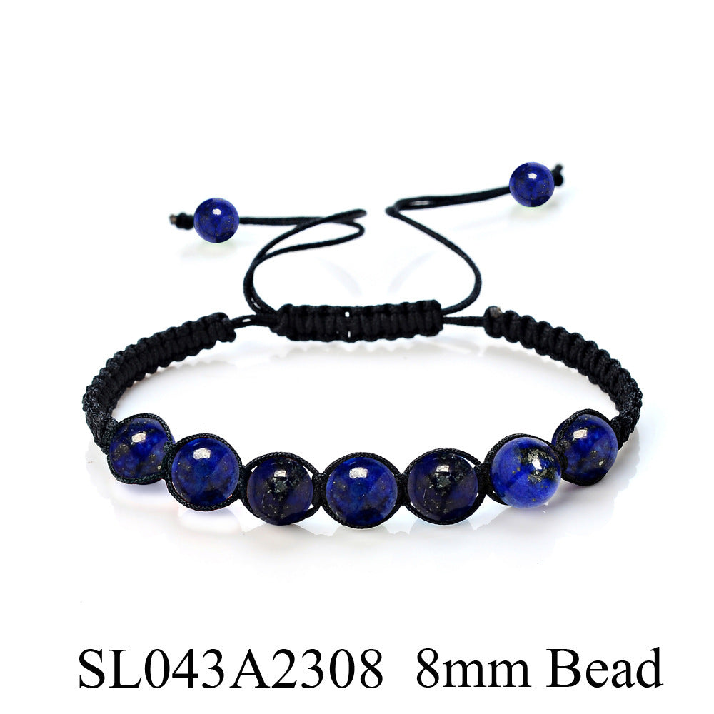 Men's Drawable Gift Emperor Lapis Amethyst Tigereye Bracelets