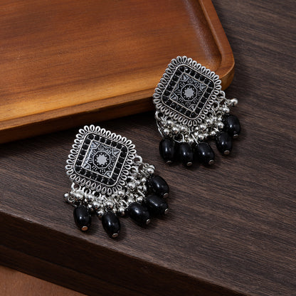 Retro Court Bell Tassel Female Niche Creative Earrings