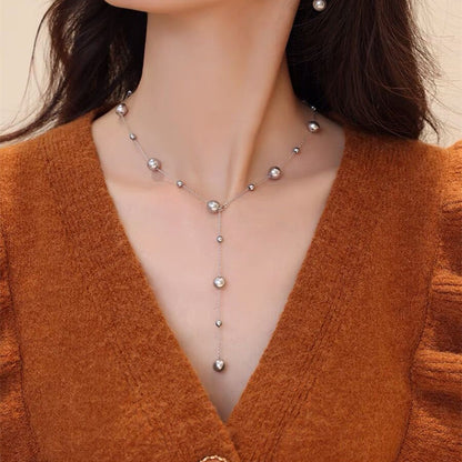 Light Luxury Minority High-grade Y-shaped Simple Necklaces