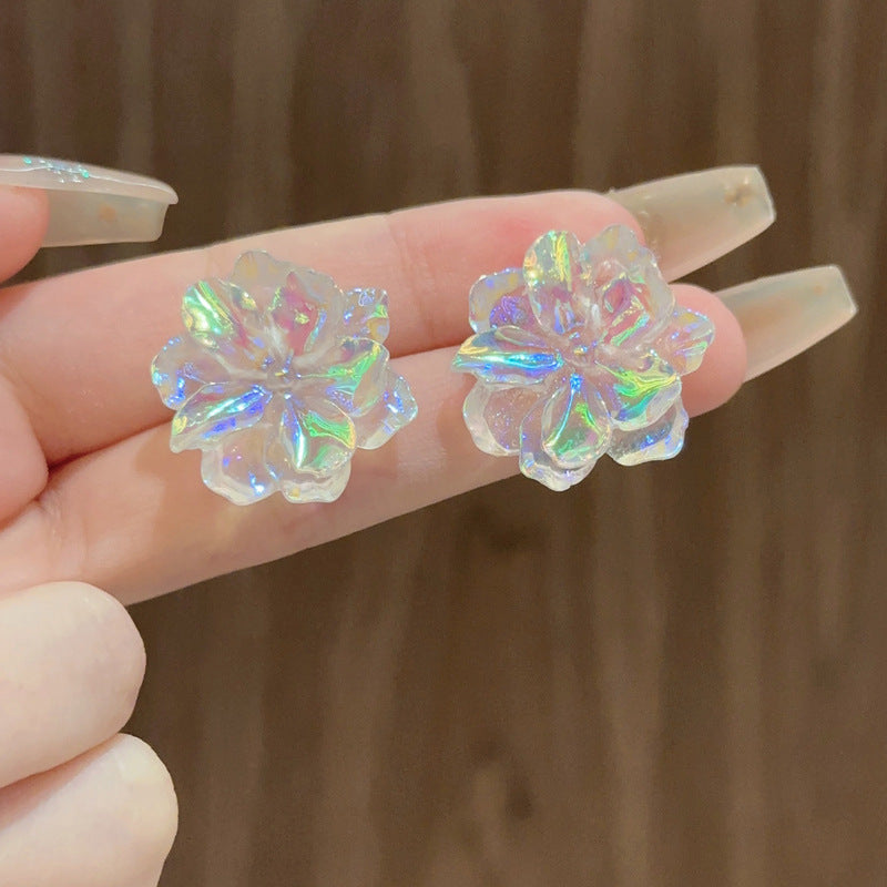 Simple Super Fairy Sweet Flowers Personality Earrings