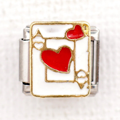 Oil Dripping Heart-shaped Accessories Module Handmade Poker Series Bracelets