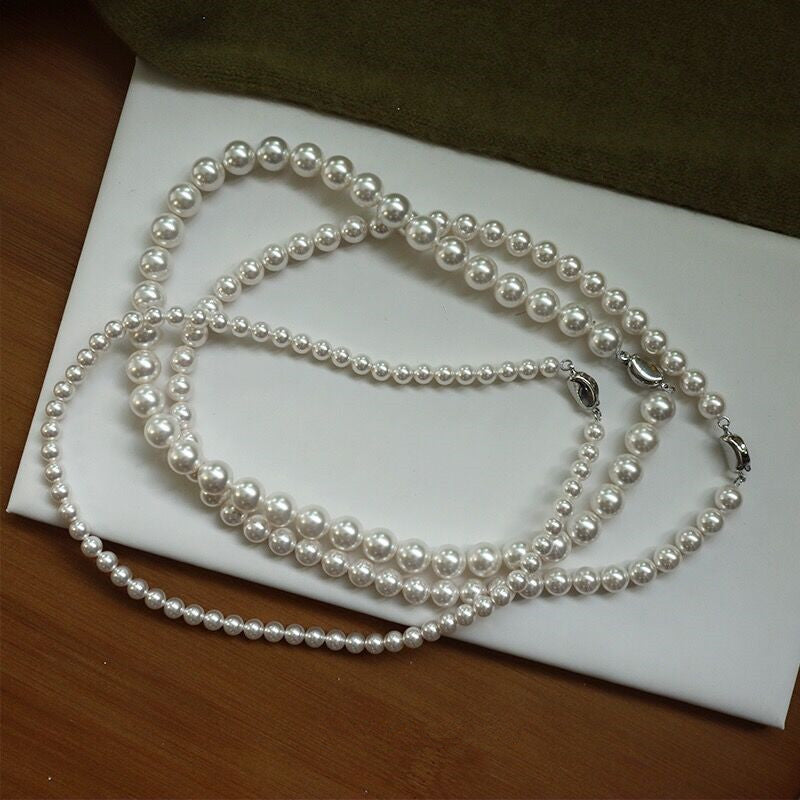 Women's Pearl Light Luxury French Retro Clavicle Necklaces