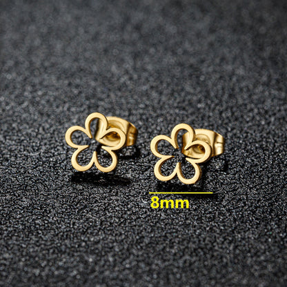 Stainless Steel Football Baseball Rugby Fashion Earrings