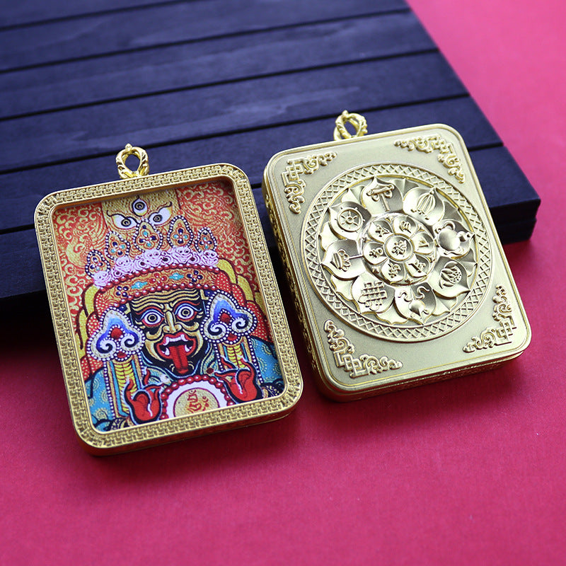 Fifth Master Small Yellow God Wealth Pendants