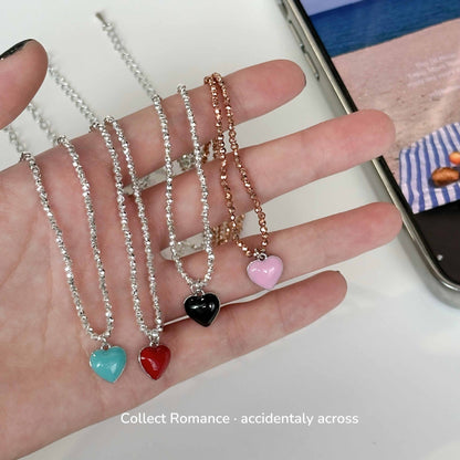 Design Small Pieces Of Sier Love Necklaces