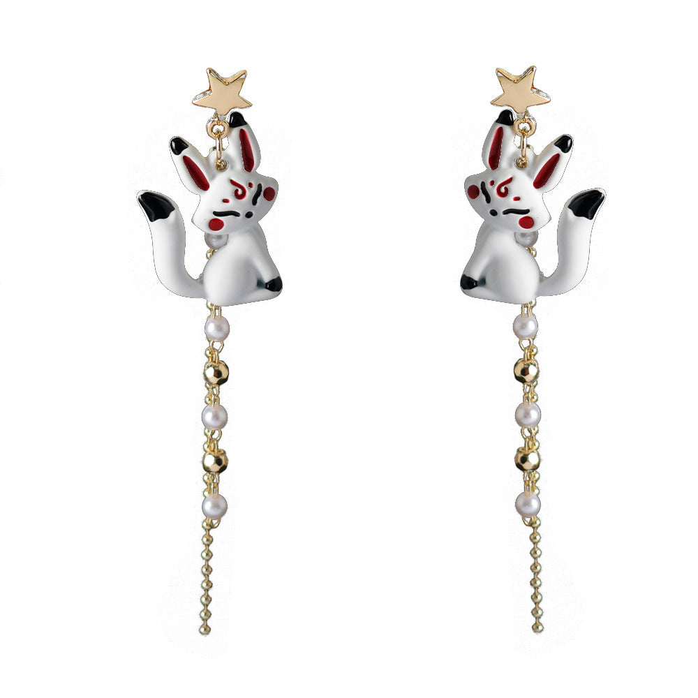 Magic Rabbit Fresh Mori Style Fox Earrings