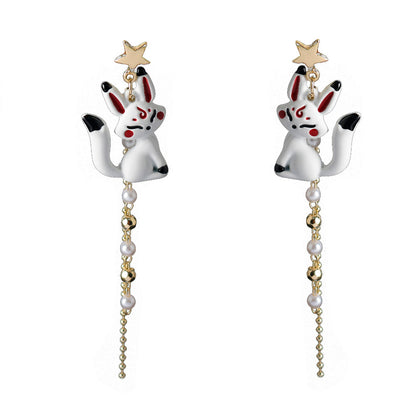 Magic Rabbit Fresh Mori Style Fox Earrings