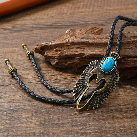 Alloy Accessories Turquoise Bolo Tie Western Necklaces