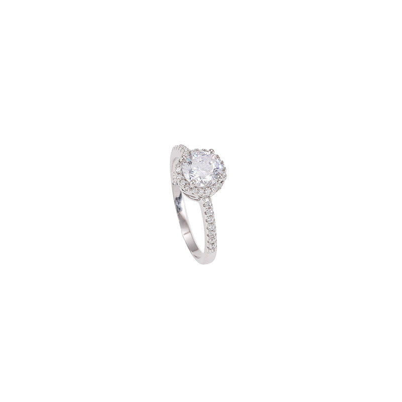 Women's Diamond Simple Graceful Zircon With Proposal Rings