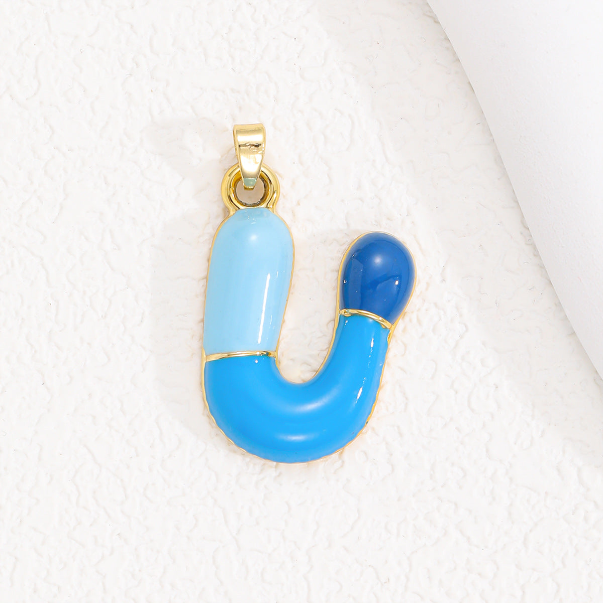 Colorful Oil Dopamine Bubble Letter English Pendants