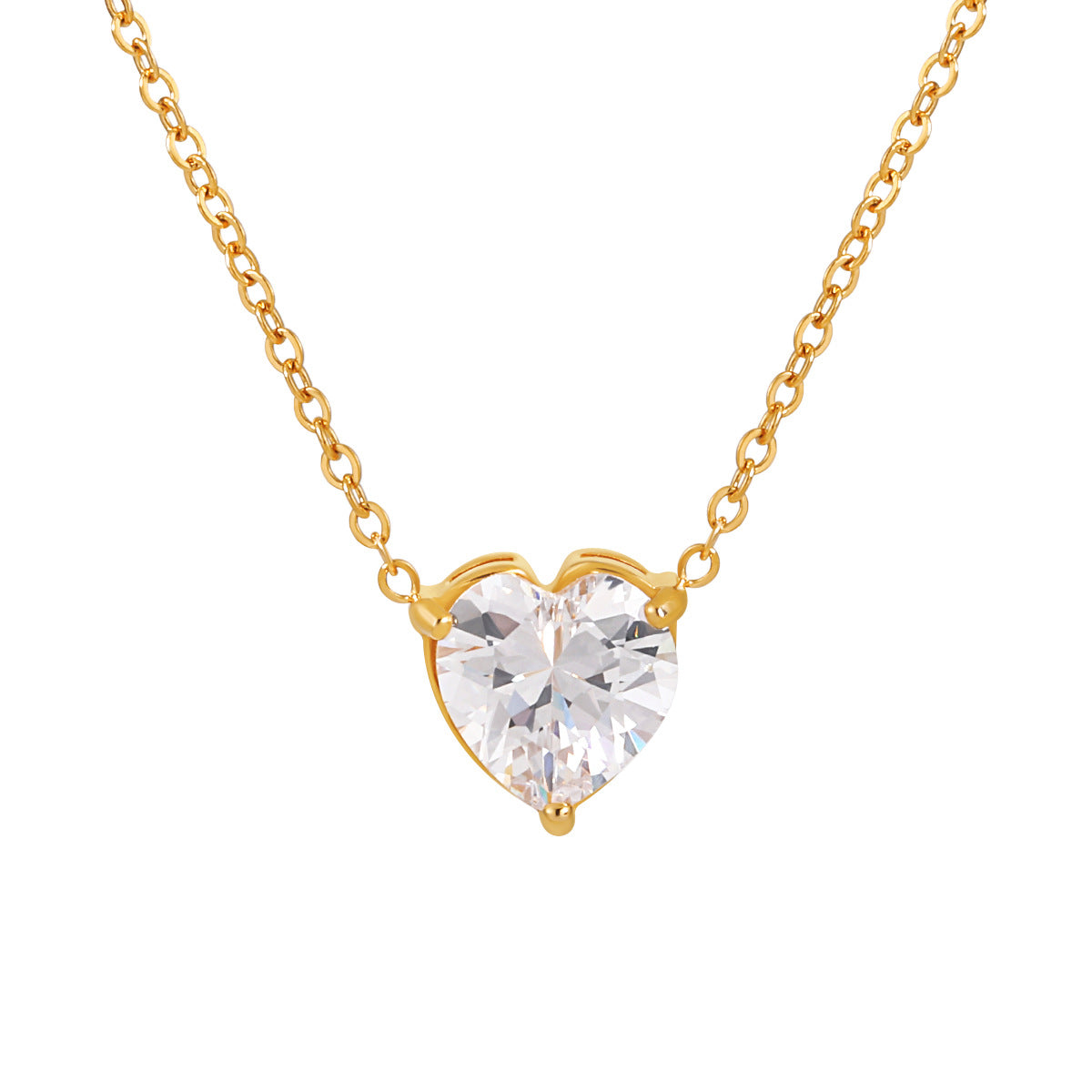 Women's Korean Style Simple Fashion Heart Shaped Love Necklaces