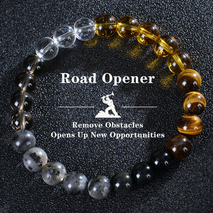 Bohemian Colorful Stone Tigereye Crystal String Beads Bracelets